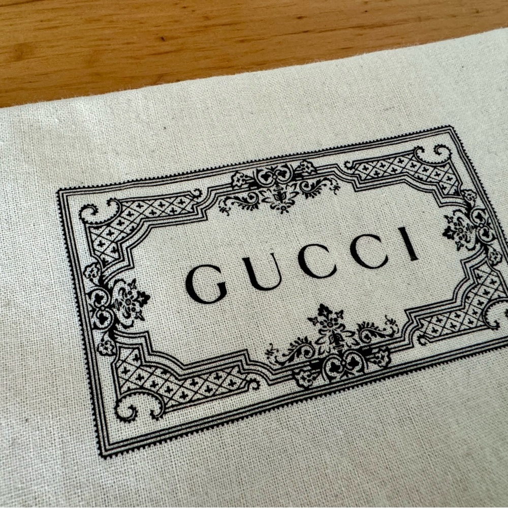 Gucci Linen Tote Bag, Linen Dust Bag, Top handle linen Bag,  Heavy Linen Bag